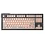 151keys white black keycaps