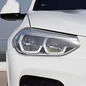 MURPWDZ 2X Auto Koplamp Zelfgenezing Beschermfolie Vinyl Bescherming Transparante TPU Decal Sticker, Fit voor BMW X4 G02 F26 M Accessoires