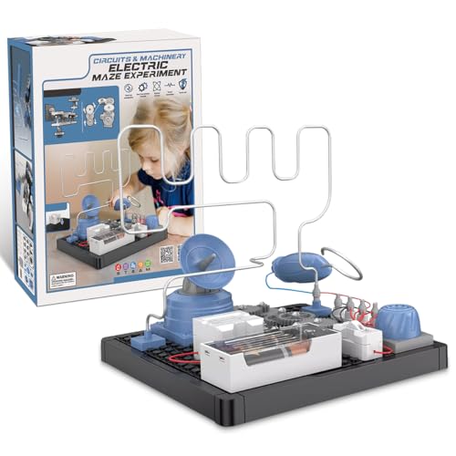 Eletrônica Físico Mecânico Exploração Ciência STEAM Educacionais Kits Brinquedo Infantil (46 Peças Experimento com Labirinto)