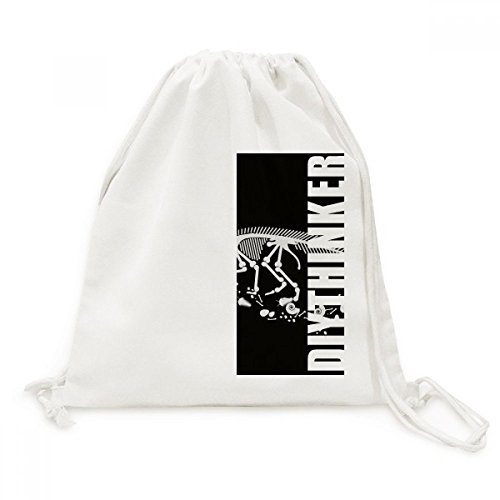 Sac à dos souple à cordons motif dinosaure pour ranger facilement vos affaires