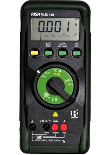 RISHABH Digital Multimeter, Black (Rish Multi 14s)