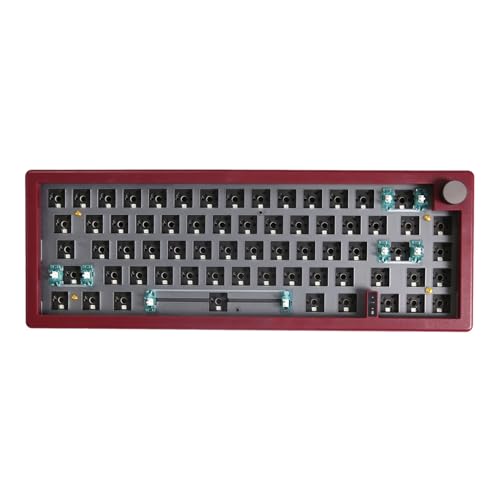 Teclados mecánicos inalámbricos, teclado inalámbrico para computadora de escritorio portátil, teclado mecánico RGB inalámbrico Abs Gmk67, teclado mecánico inalámbrico ajustable para la oficina y el