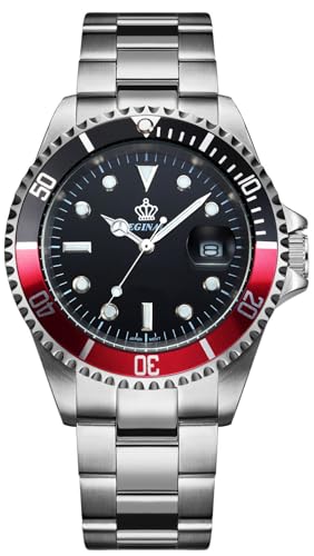FANMIS Mens Luxury Watches Rotatable Bezel Sapphire Glass Luminous Hand Quartz Silver Tone Stainless Steel Watch product thumbnail 10