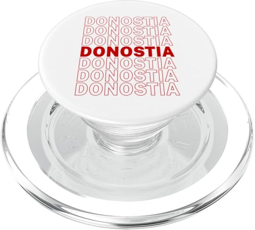 Recuerdo de San Sebastián España en euskera "Donostia" PopSockets PopGrip para MagSafe