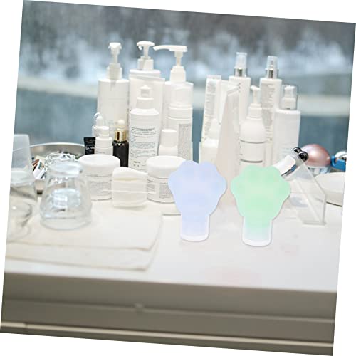 minkissy Dispensador De Garrafa De 2 Peças Recipiente De Sabão De Viagem Garrafas De Silicone De Via
