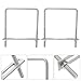 Alipis 2pcs Stainless Steel Square U Bolts M10x150x200mm Right Angle U-Shaped Clamps for Industrial Hardware and Trailer Fastening Random Style