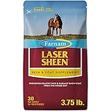 Farnam Laser Sheen Skin & Coat Supplement for Horses, Promotes Healthy Skin & Radiant Coat from The...