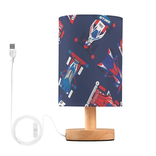 Mnsruu Lampe de chevet Pop colorée classique mini jouets lampe de chevet lumière LED lampe de bureau abat-jour en tissu petite lampe pour chambre à coucher...