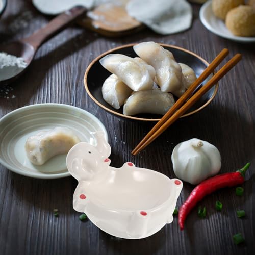 Petite assiette à condiments pour éviter les taches de sauce sur la table - 7