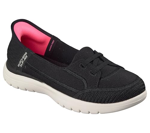 Skechers Skechers Women'sSlip-ins: On-The-GO Flex - Top Notch, Black/White, 8.5