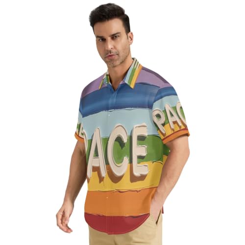 Chemise respirante hommes manches courtes haut de gamme fête S