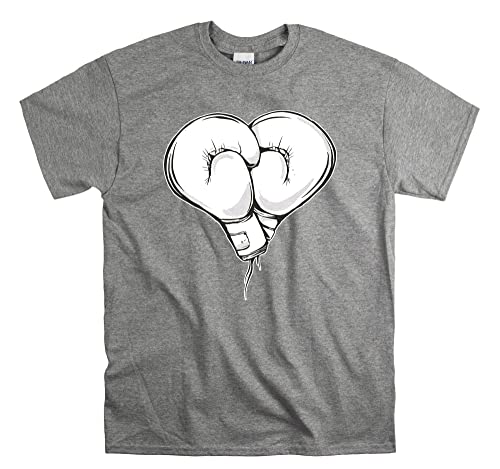 T-shirt de boxeur au grand cœur, affichez votre passion en Sport Grey XXL