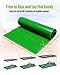 Helidrago Bearded Dragon Tank Accessories, Reptile Substrate Floor, Leopard Gecko Tank Liner Mat for 40 Gallon, 20 Gallon, 50 Gallon,75 Gallon Lizard Tank, Green