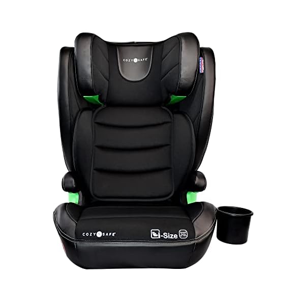 Cozy N Safe Augusta i-Size Kindersitz, Autokindersitz, Kinderautositz, kindersitzerhöhung,100-150cm Gruppe 2/3 (15-36 kg/4-12 Jahren) ISOFix, Verstellbarer Kindersitz ECE R129, Seitenschutz,
