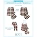 The Children's Place,Unisex Baby,Family Matching, Plaid Thermal Pajamas Sets,Red Tartan Plaid,10