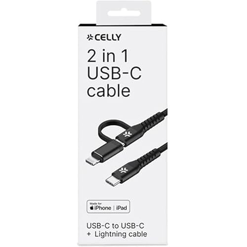 Celly C To C+Light Cable 2Mt Bk Marca