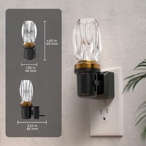 Image of L LOHAS LED Amber Night Light, Yellow Nightlight,Dimmable, Light Sensor
