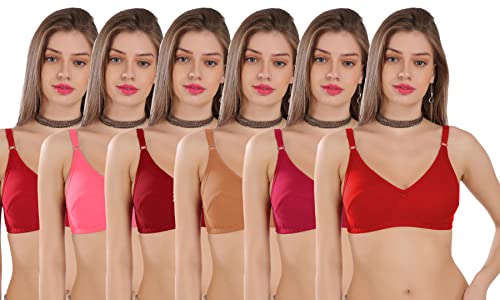 Image of Strowberry Women's Cotton Non-Padded Wire Free Full Coverage Bra