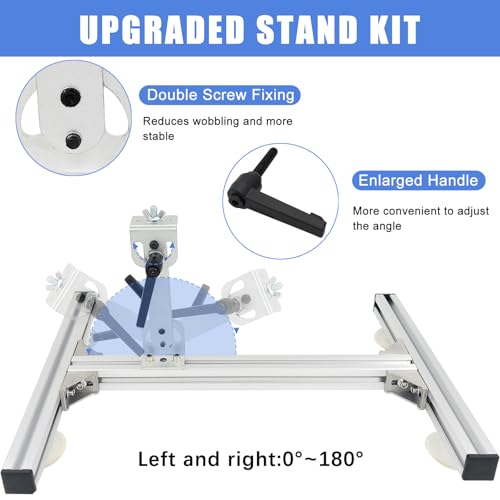 JQDML DIY Reciprocating Linear Motor DC 24V Long Stroke 1.18"-6" Adjustable Telescopic Motor 160rpm Variable Speed Pushing Force 30 lbs Max, with Stand Remote Controller Suction Cup (24V150mm160rpm)