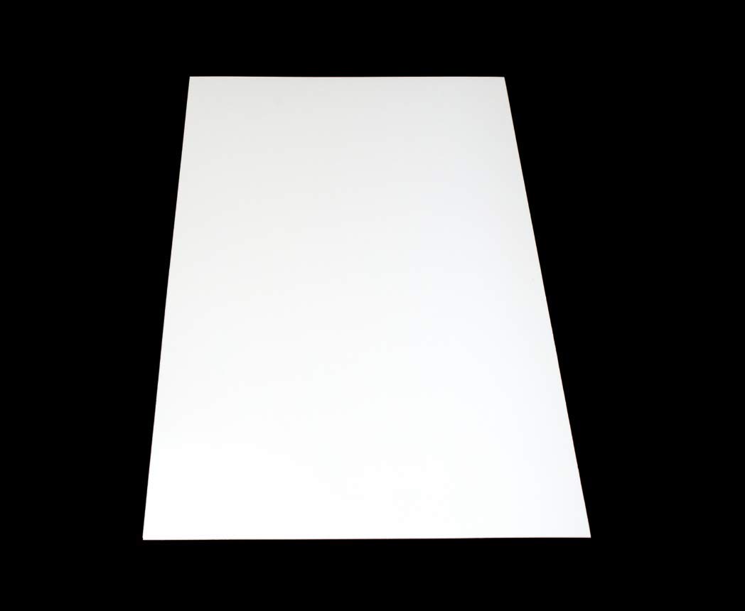 ABS Plastic Sheets Board - BLACK or WHITE Ideal for DIY Projects, Model Making, and Crafts Premium Acrylonitrile Butadiene Styrene Sheets (4 Pack - White 20cm x 19cm - 2mm Thickness)
