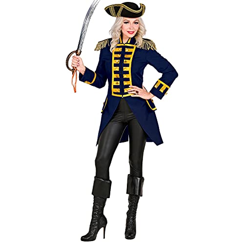 Widmann 48792 48792 Blue Guard Uniform, Parade Frack, Jacket, Coat, Circus Director, Costume, Carnival, Theme Party, Women - Image 4