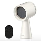 MALMES Mini Dunstabzugshaube,Tragbare Abzugshaube mit 3 Geschwindigkeiten,Mobile Dunstabzugshaube mit Austauschbarem Filter für BBQ,Kochen,Hot Pot,Camping,Wohnmobil,Küche,Wohnung, Weiß