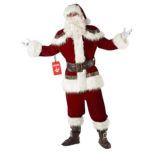 Morph Deguisement Pere Noel Adulte Déguisement Père Noël Costume Tenue Homme Taille, XL Morph Deguisement Pere Noel Adulte Déguisement Père Noël Costume Tenue Homme Taille, XL