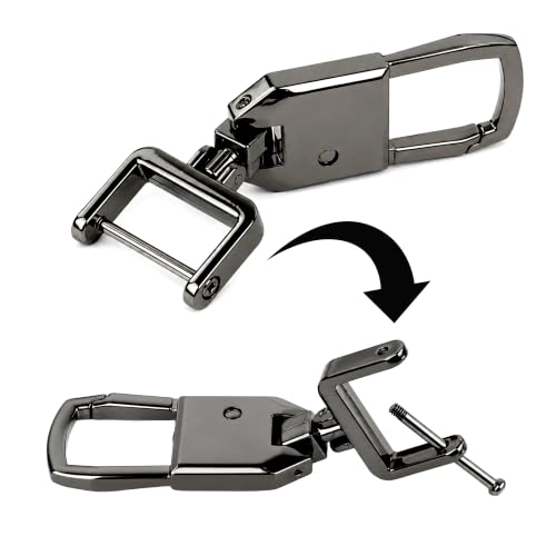 Image of Storite Heavy Duty Metal Carabiner Keychain with Swivel Key Ring, Premium Key Holder for Car, Home & Office Keys