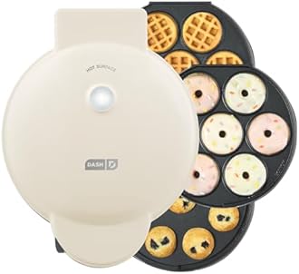 DASH MultiMaker® Treat Maker System, Mini Donuts, Waffle Bites, Mini Cupcakes - Cream