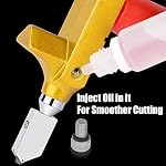 2 in 1 Glass Tile Cutter Breaker with Oiling Hole, Manual Hand Tool for Home DIY Cutting Breaking Glass, Mirror, Ceramic Tile, Glazed Tile (Type A)