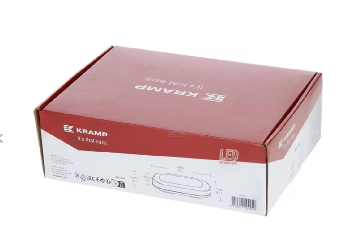 Kramp LA20007 listwa świetlna LED, 90 W, okrągła, magnetyczna