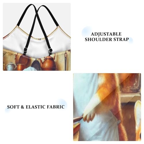 Dogs Kitchen Cooking Girls Swimsuit Bathing Suit Swimwear Summer Beach One Piece Swimsuits3