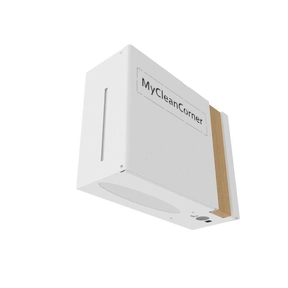 MyCleanCorner-Dispensador de toallitas desinfectantes-Blanco