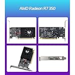 MOUGOL AMD Radeon R7 350 4GB Low Profile Graphics Card, Dual HDMI Ports for Multi-Monitor, 4GB GDDR3 128-Bit, SFF Half-Height Video Card for Slim Desktop PC, Support Windows 10/8.1/7 Computer GPU - Image 2