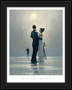 Black Framed Dance Me to The End of Love by Jack Vettriano Art Print