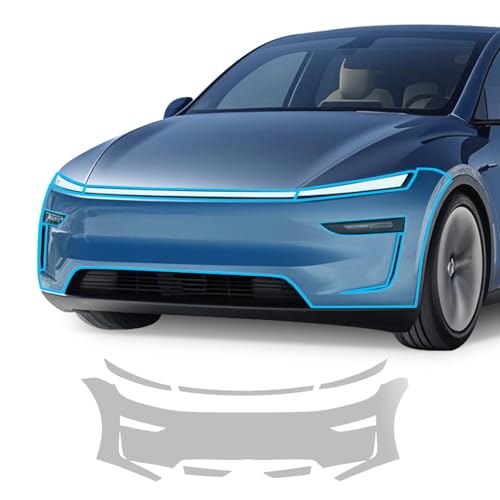 Paintville for 2025 2026 Tesla Model Y Juniper TPU PPF Paint Protective Film Custom Fit Anti Scratch Self Healing Shield Guard Finishing Accessories for Bumper Headlight Fog Daytime Running Lights