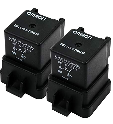 (2PCS) OMRON Electronic Components G8JN-1C6T-DC12 Automotive Relay, SPDT, 12VDC, 35A