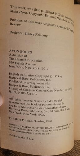 In Evil Hour 0380521679 Book Cover