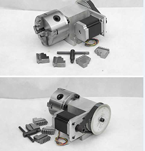 Ochoos K12 100mm 4jaw Four axis / 4th axis / 4 axis Rotary axis/Rotation axis for The CNC Router CNC Engraving Machine