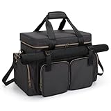 Trunab Bolsa de Aventura RPG de Mesa Compatible con Mazmorras y Dragones, DND Gaming Bolsa de Viaje con Espuma de Almacenamiento, Bolsillos de Dados y fichas y Portador de Mapas de Batalla