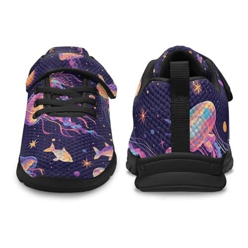 Girls Pickleball Sneaker,Boys Non-Slip Spring Outdoor Sneakers,Children's Single Buckle Sneakers with Black Sole2