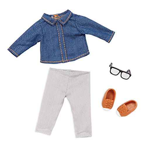 Lori Dolls – Thomas’ Scooter Set – Mini Boy Doll & Scooter Playset – 6-Inch Doll With Vehicle & Accessories – Clothes, Helmet, Ball, Backpack – Toys For Kids – 3 Years + (Lo31208Z) #TOP2