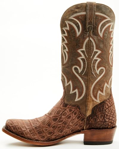 El Dorado Men's Exotic Alligator Western Boot Square Toe - Ed30013