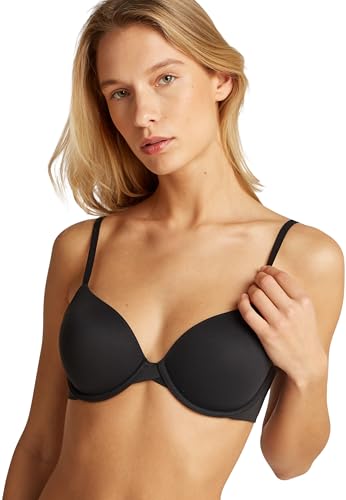Calvin Klein Damen Plunge BH Lightly Lined Größenverstellbar, Schwarz (Black), 85D
