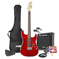 Stunning Quilt Top Design: The Max GigKit features a striking quilt top guitar that not only looks great but also enhances your playing experience with a warm, resonant tone that captivates. Wireless Electric Guitar Convenience: Say goodbye to tangle...