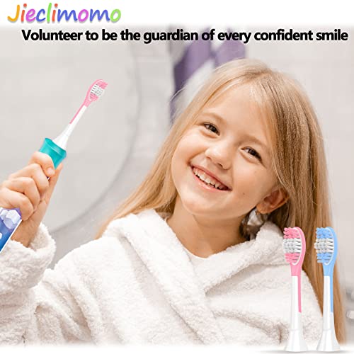 Jieclimomo Kids Replacement Toothbrush Head Compatible With Sonicare Kids Electric Toothbrush Hx6321, Hx6340, Hx6032/94, Hx6321, Hx6042, 8 Pack General Size Brush Replacement Heads For Boys Girls 7+ #TOP6