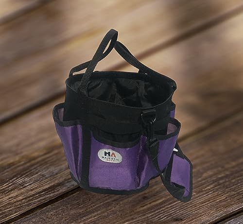 Majestic Ally horse Grooming Organizer Tote Bag (Purple) - Image 3
