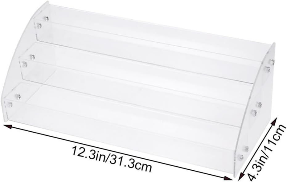 Acrylic Nail Polish Storage Rack 3 Layer Display Organizer Shelf image 2