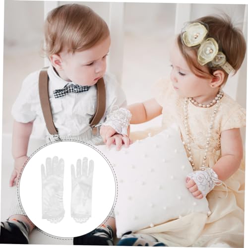 1 Pair Lace Gloves for Embroidered Dress Up Gloves for Parties Performances and Cosplay Versatile Accessory for Young Wardrobe2