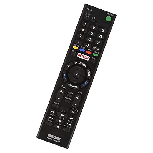 RMT-TX100U Universal Remote Control for Sony-TV-Remote All Sony LCD LED HDTV Smart bravia TVs - No Setup Needed